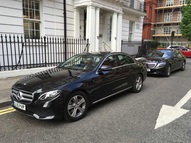 Mercedes-Benz E class в Лондоне